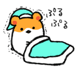 cowardly hamster sticker #1817762