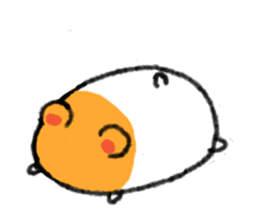cowardly hamster sticker #1817772