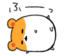 cowardly hamster sticker #1817793