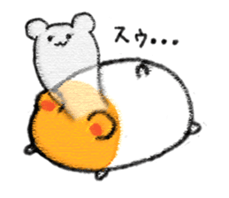 cowardly hamster sticker #1817794
