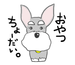 LOVE Miniature Schnauzer 2 sticker #1817983