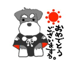 LOVE Miniature Schnauzer 2 sticker #1817999