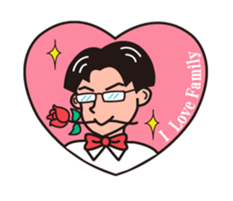 dear my family from father sticker #1818193