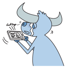 Adventure time with Duk & Dui sticker #1818484