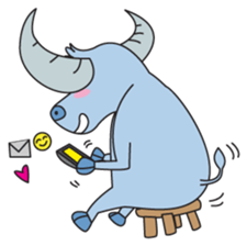 Adventure time with Duk & Dui sticker #1818487