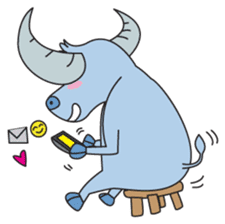 Adventure time with Duk & Dui sticker #1818487