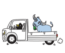 Adventure time with Duk & Dui sticker #1818500