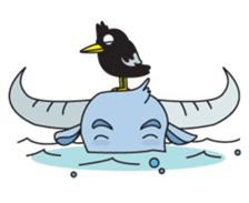 Adventure time with Duk & Dui sticker #1818515