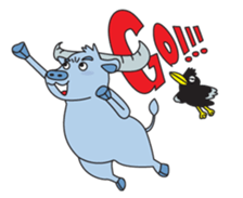 Adventure time with Duk & Dui sticker #1818520