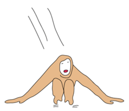 Gibbon sticker #1818524