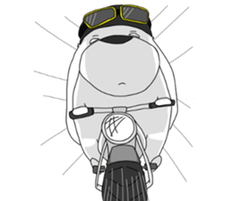 Puffy The dog sticker #1819511