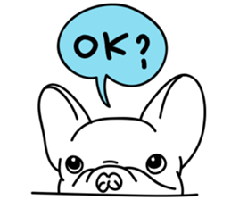 Frenchie ODIE sticker #1819749