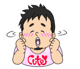 Everyday chubby man second sticker #1820398