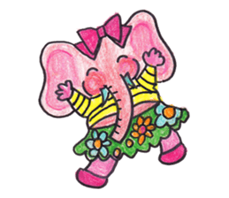 Happy cute lovely animals sticker #1821042