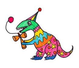 Happy cute lovely animals sticker #1821044