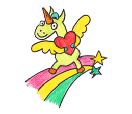 Happy cute lovely animals sticker #1821045