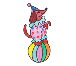 Happy cute lovely animals sticker #1821046
