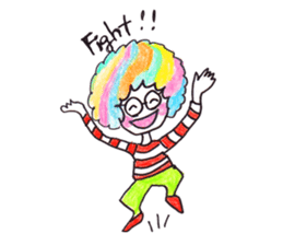 Happy cute lovely animals sticker #1821061