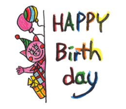 Happy cute lovely animals sticker #1821065