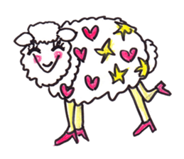 Happy cute lovely animals sticker #1821068