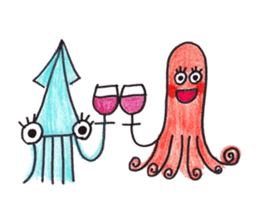 Happy cute lovely animals sticker #1821070