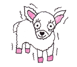 Happy cute lovely animals sticker #1821078