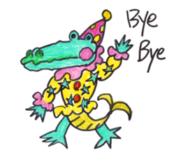 Happy cute lovely animals sticker #1821080