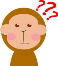 Word of the child monkey sticker #1821136