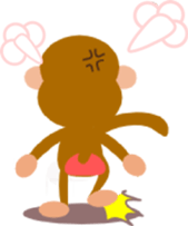 Word of the child monkey sticker #1821141