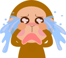 Word of the child monkey sticker #1821150