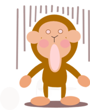 Word of the child monkey sticker #1821156