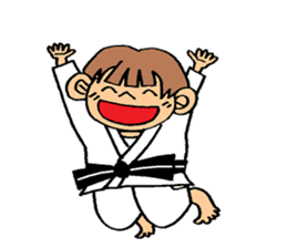judo girl sticker #1821285