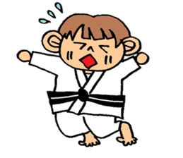 judo girl sticker #1821286