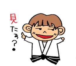 judo girl sticker #1821287