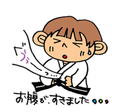 judo girl sticker #1821288