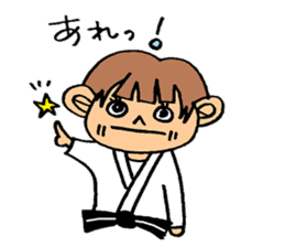 judo girl sticker #1821292