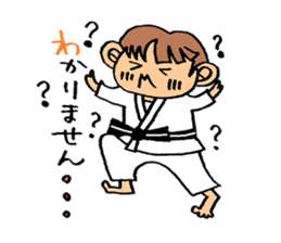 judo girl sticker #1821296
