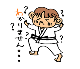 judo girl sticker #1821296
