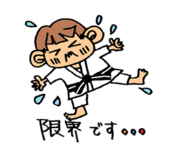 judo girl sticker #1821298