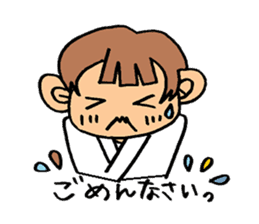 judo girl sticker #1821300