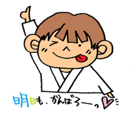 judo girl sticker #1821302