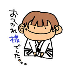 judo girl sticker #1821303