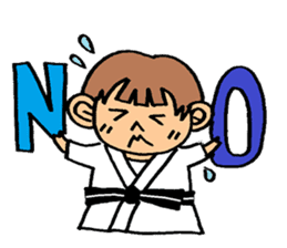 judo girl sticker #1821309