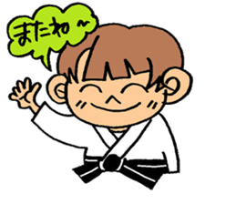 judo girl sticker #1821311