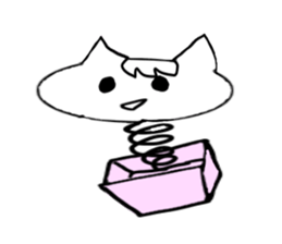 Day of the whimsical cat sticker #1821374