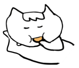 Day of the whimsical cat sticker #1821375