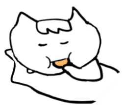 Day of the whimsical cat sticker #1821375