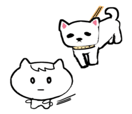 Day of the whimsical cat sticker #1821385