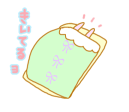 rolling around in bed. animals Sticker sticker #1821977