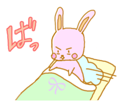 rolling around in bed. animals Sticker sticker #1821985